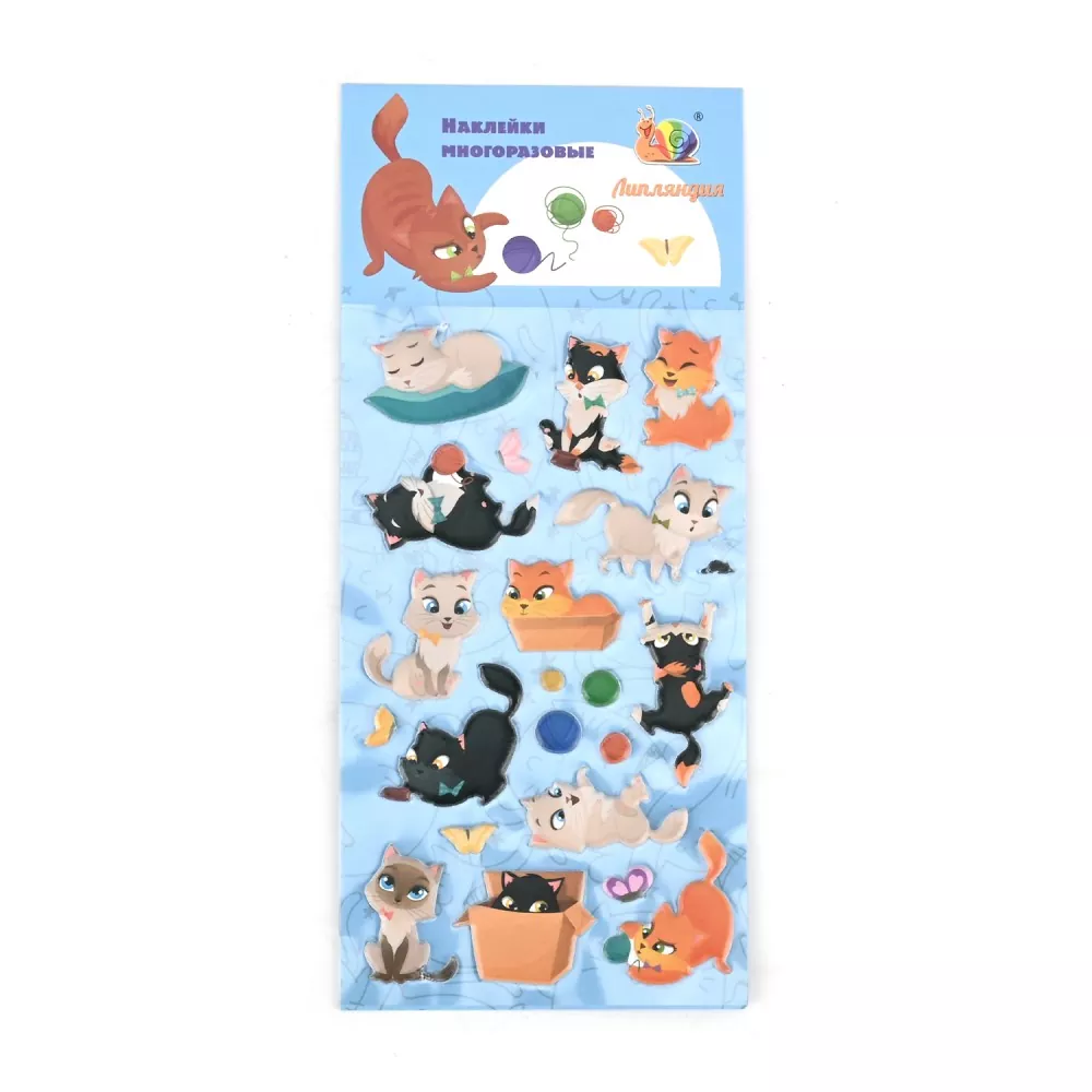 Sponge Back ပါသော PU Faux Leather Puffy Sticker